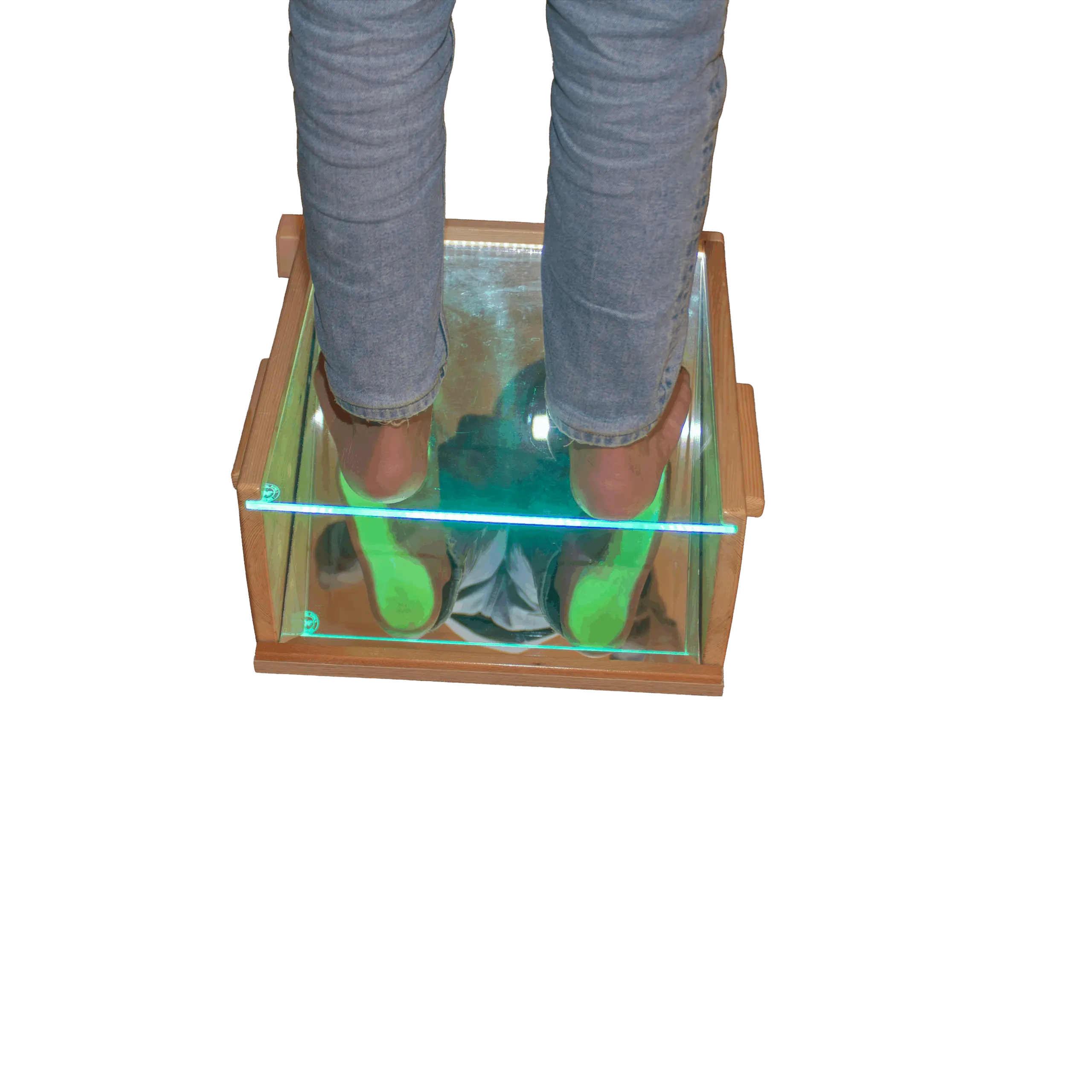 PODOSCOPE Foot Scanner en Mélaminé | Bois rouge – Image 7