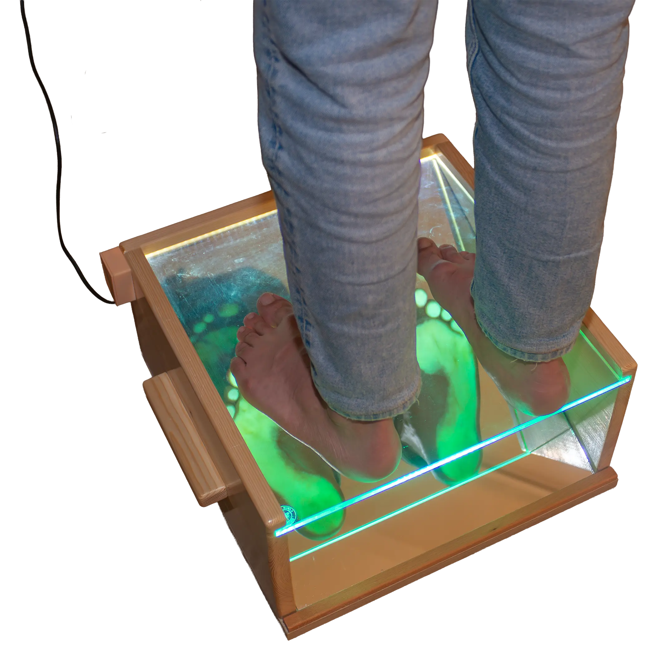 PODOSCOPE Foot Scanner en Mélaminé | Bois rouge – Image 8