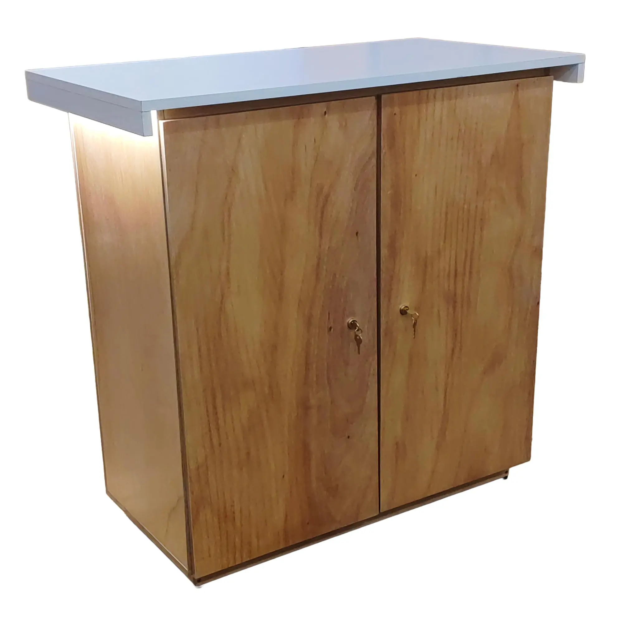 Podium | Comptoir de réception avec LED 2 portes – Image 4