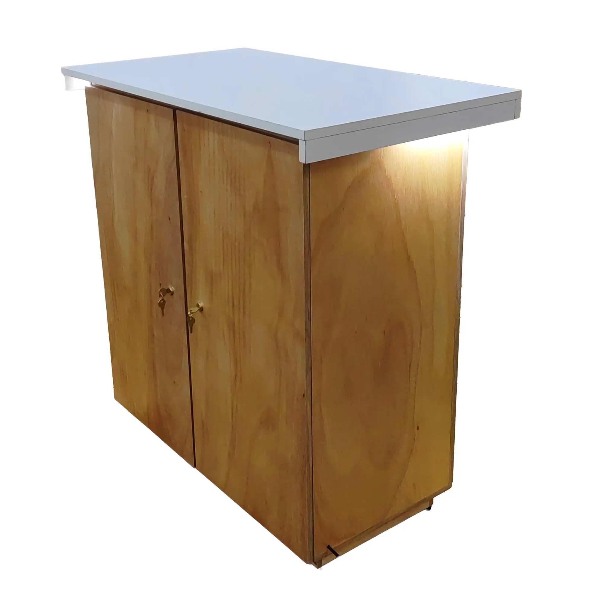 Podium | Comptoir de réception avec LED 2 portes – Image 3