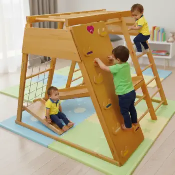 SStructure d'Escalade & Motricité Pédiatrique Ultra-Complet